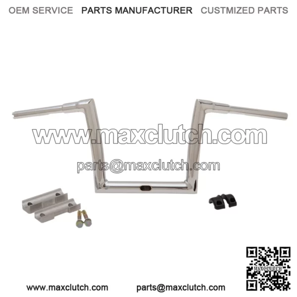 1-1/2" Touring Strip Handlebar 10" Rise Chrome 0601-5197