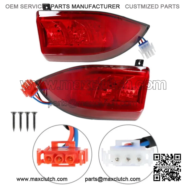 12V Golf Cart LED Taillight For Club Car Precedent 2004-Up and Tempo 2018-Up