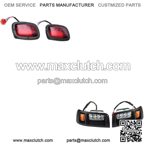 LED Headlight Tail Light Kit for Golf Cart   Club Car DS 1993+ 1993-UP