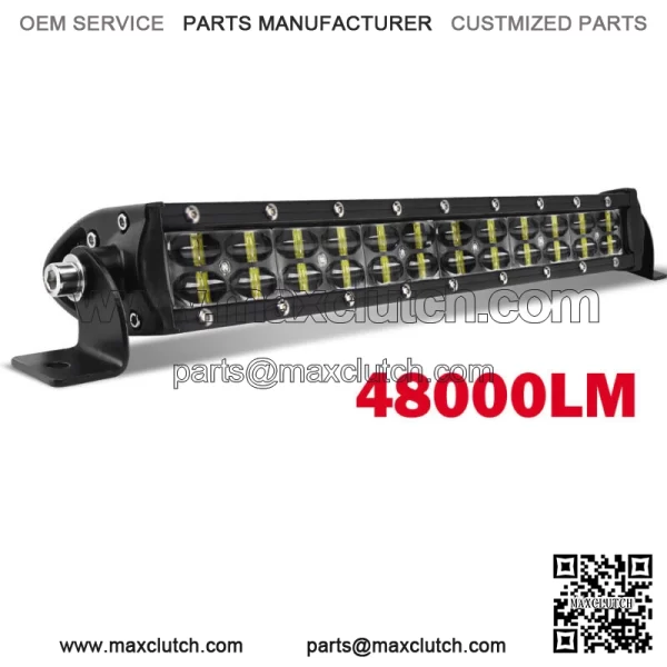 14" 480W Upper Bumper Led Light Bar Spot Flood For Club Car EZGO Golf Cart 12/15