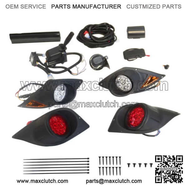 07+ Golf Cart LED Light Kit for Yamaha G29 YDR Drive &Turn Signal Horn Brake 12V