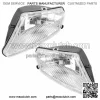 Left And Right Headlight W/Bulb for Polaris Sportsman 800 HO EFI 2005 2006-2010 For: Polaris Sportsman 800