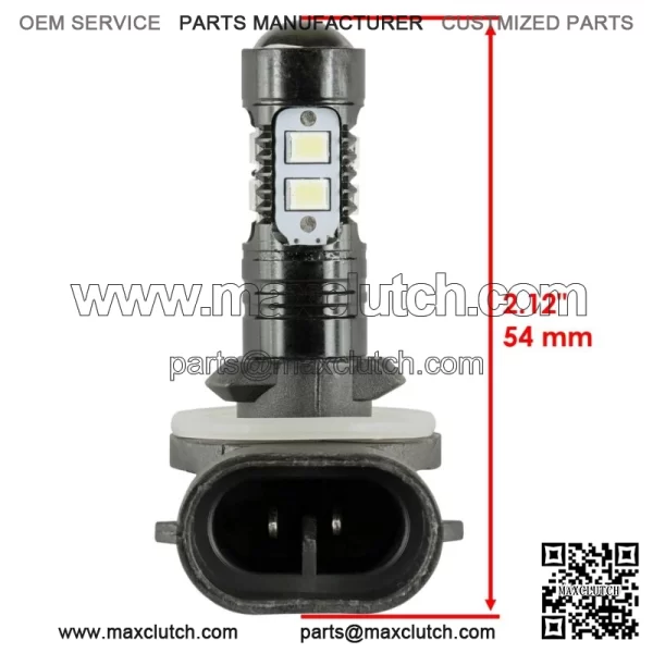 2 Headlight LED Bulbs fits Polaris Sportsman 570 4x4 6x6 2014 2015 2016 - 2021 - Image 2
