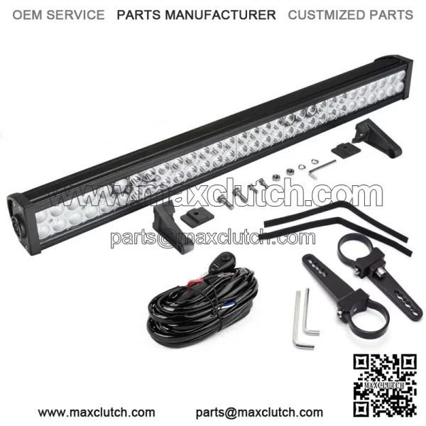 Below Roof Roll Cage Bracket 180W LED Light Bar Fit Kawasaki Mule Teryx Teryx4 For: More than one vehicle