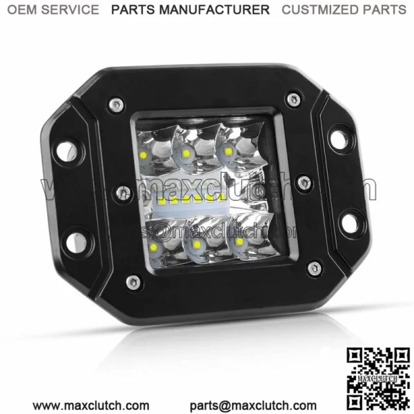 For Honda FourTrax 300 1994-2000 LED Fog Lights Spot Beam Flush Mount 5" (For: More Than One Vehicle) - Image 2