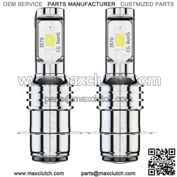 For Honda TRX450ES 1998-2001 Foreman 450 4x4 ES - LED Headlights White 2 Bulbs (For: More Than One Vehicle)