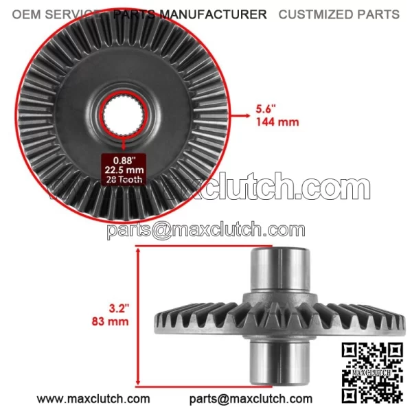 Rear Differential Ring & Pinion Gear Set For Honda 41310-HM7-000 NEW - Image 3