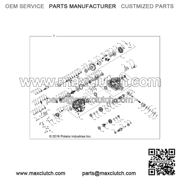 Polaris 2017-2018 Ranger Gearcase Diesel C Rgr 1333727 New OEM