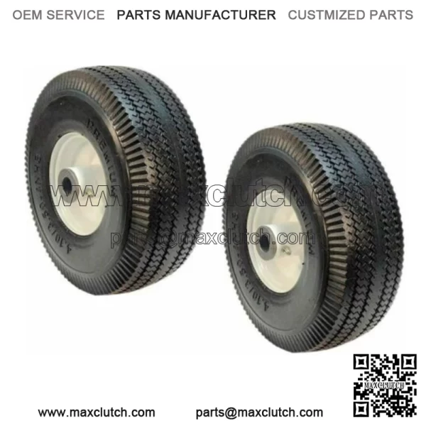 2 Flat Free Mower Front Wheels for  TimeCutter-Z MX4250 Z5000 SS4260 SS4200