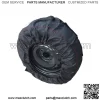 Package Of 4 Black With Black Handle 600D For 22  -31   Tyre Bags Tyre
