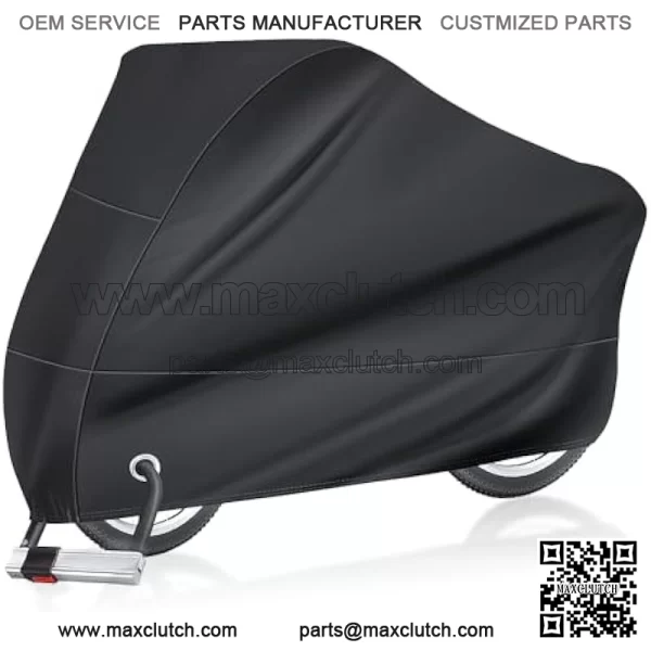 Universal Motorcycle Cover with Lock-Holes & Bag,All-Around Protection Motorcycle Covers Waterproof Outdoor Covers,Essential Motorcycle Accessories for Men Women