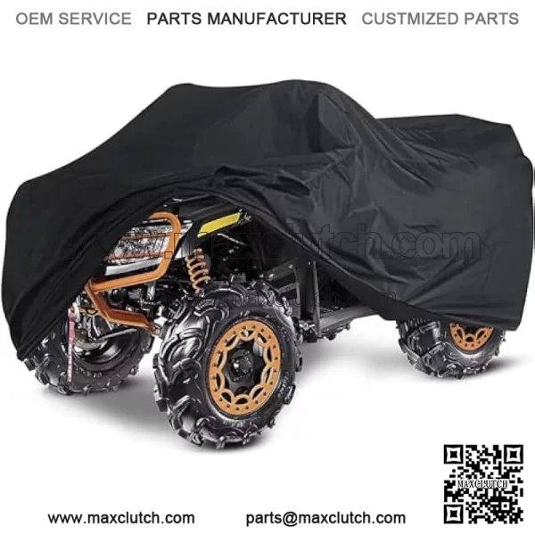 ATV Cover Waterproof Heavy Duty All Weather, Quad 4 Wheeler Cover Sun Rain Snow Protection, Fits for Honda, Yamaha, Polaris, Suzuki, Kawasaki, Can-Am Arctic Cat, XXXL 100x43x48 inch