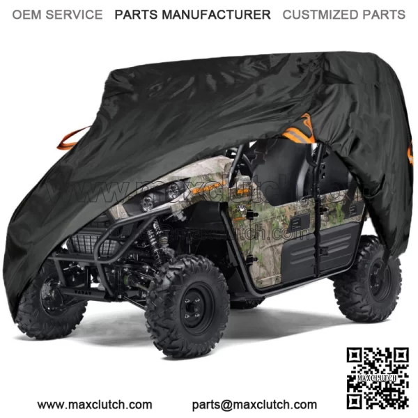 4x4 Utility Vehicle Cover Double Row Seats Storage Fits Kawasaki Teryx4 750 800 For: Kawasaki Teryx4 800