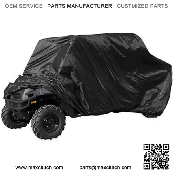 Universal Deluxe Waterproof UTV Cover Black Fits Up To 140" L For: More than one vehicle