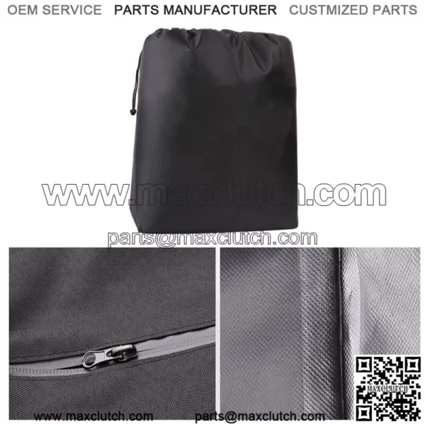 Golf Cart Cover 600D Fabric For 4 Passenger Yamaha Honda Club Car EZGO Golf Cart - Image 4