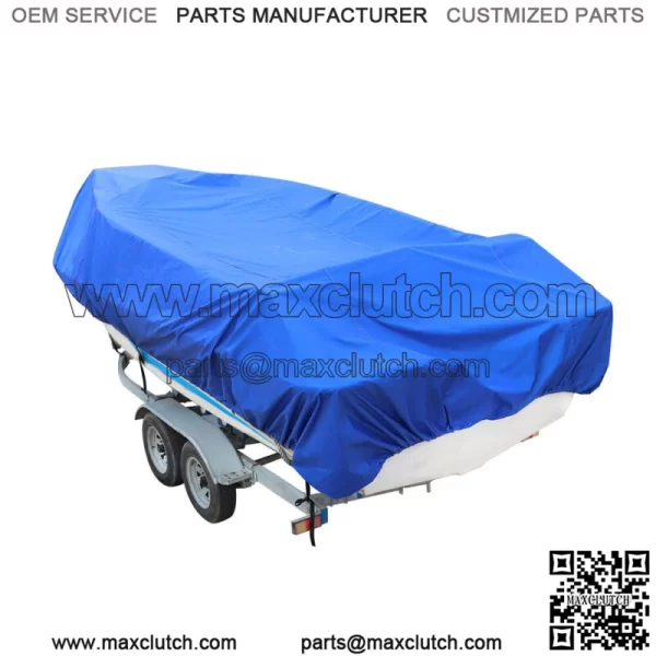 Trailerable Boat Cover Heavy Duty Waterproof UV Resistant Runabout Protector 95" - Image 2