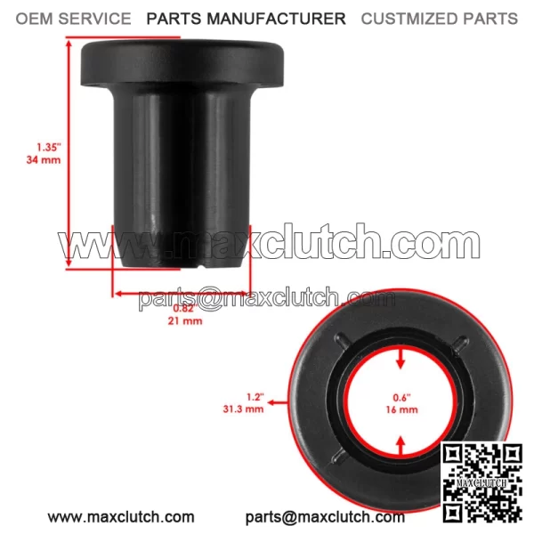 Rear A-Arm Short Bushing Kit for Polaris Sportsman 570 EFI Eps Forest 2014-2015 For: Polaris Sportsman 570 - Image 2