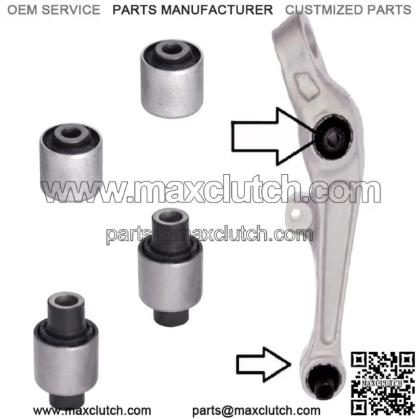 For 2003-2009 Nisson 350Z Front Lower Control Arm Bushing Kit of 4 - Image 3