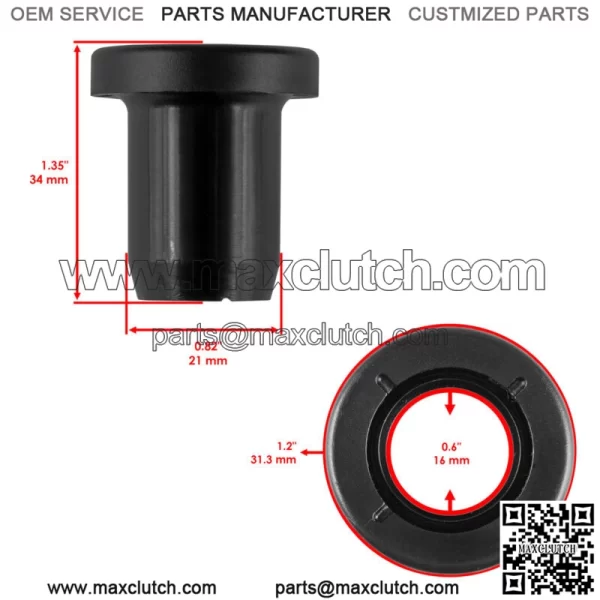 Front A-Arm Short Bushings for Polaris Ranger 500 4X4 EFI 2005-2008 2011-2013 - Image 2