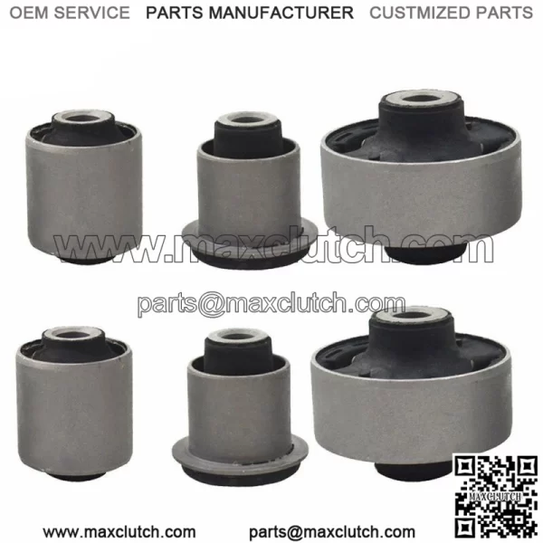 Set of 6 Front Lower Control Arm Inner & Outer Bushing For Accord TL TSX - Image 3