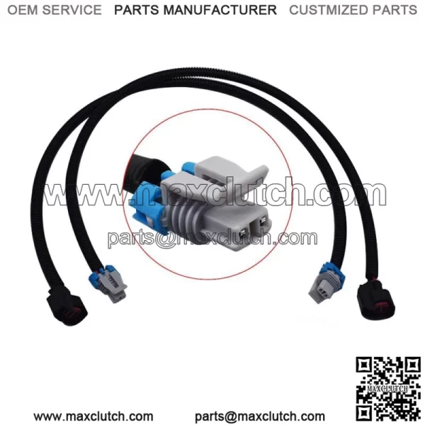 2pcs FUEL INJECTOR GRAY BLACK PTO MAG for Polaris RANGER XP 800 2012-2013