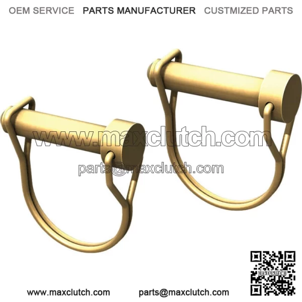 Open Trail ATV Push Tube Pin Kit Pair Plow Accessory | 105188 For: Kawasaki Teryx4 800