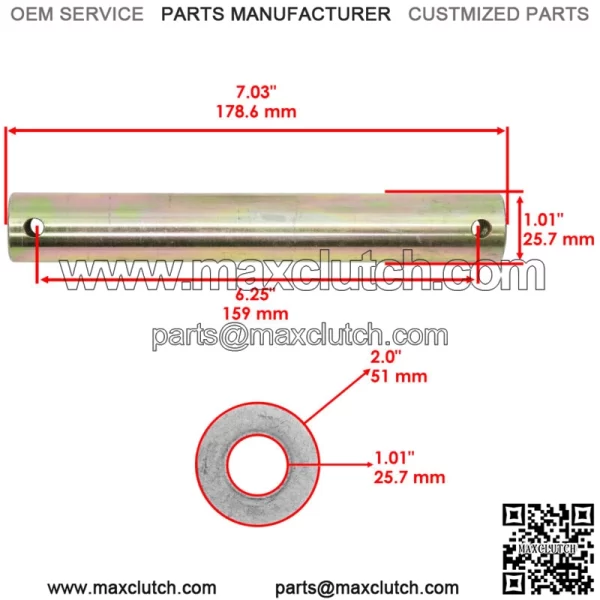 6730702 6730701 Undercarriage Keyway Pin Kits for Bobcat MT50 MT52 MT55 MT85 - Image 3