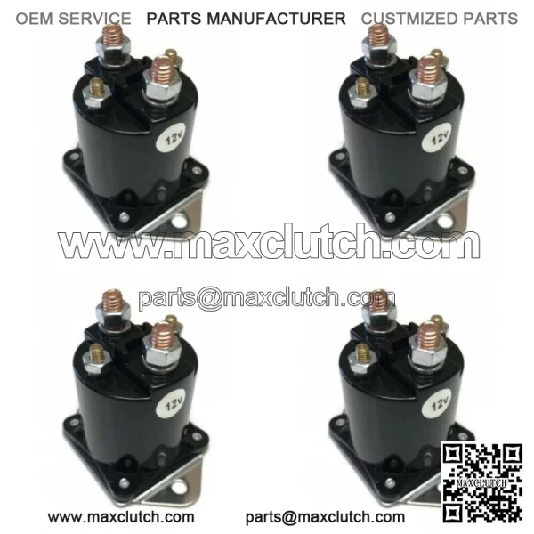 4 12V Solenoid Switch 1013609 for 1984-Up Club Car DS, Precedent Gas Golf Cart