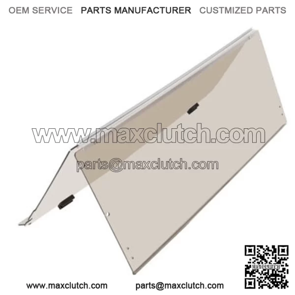 Smoke Tinted Windshield Fold Down For EZGO TXT Medalist Golf Cart 1994-2014