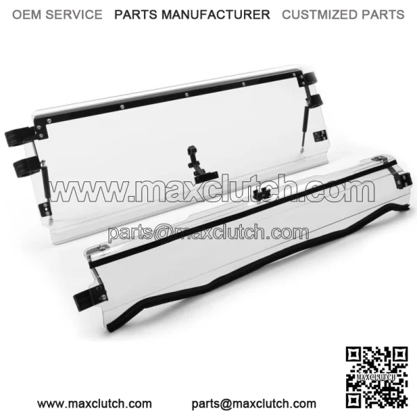 Folding Flip Windshield Scratch Resistant For Kawasaki Teryx 4 800/ 4 S ,2016-23 For: More than one vehicle - Image 3