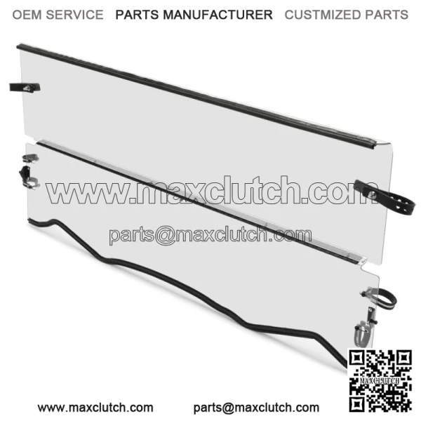 For 16-21 Kawasaki Teryx / Teryx4 800 Front Clear Folding Flip Windshield For: More than one vehicle - Image 4