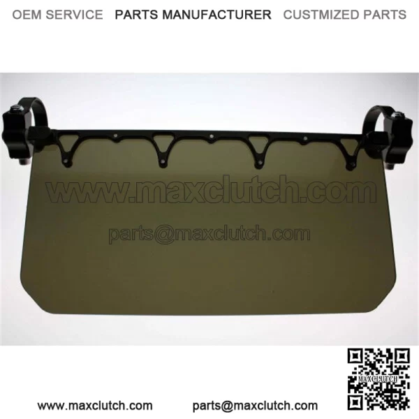Axia Alloys Aluminum 12" Sun Visor & Clamp Polaris Yamaha Honda RZR Kawasaki  For: More than one vehicle