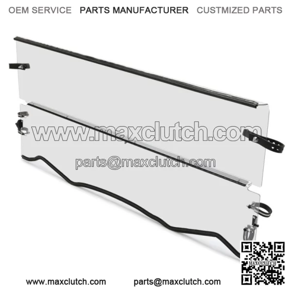 Clear Flip Fold Windshield For Kawasaki Teryx / Teryx4 800 4x4 2022 2023 For: More than one vehicle - Image 4