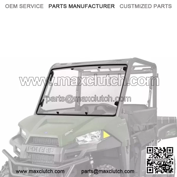 Polaris Ranger 570 SP 500 EV Mid-Size Full Hard Coat Poly Windshield 2883319