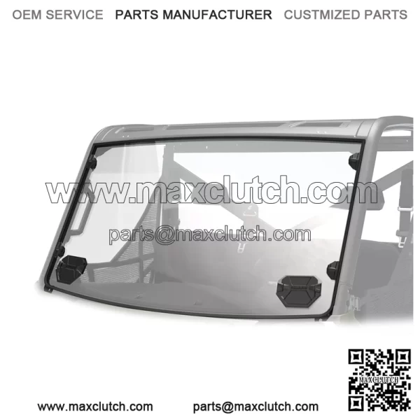 Polaris Ranger Hard Coat Poly Full Vented Windshield With Lock & Ride2883266