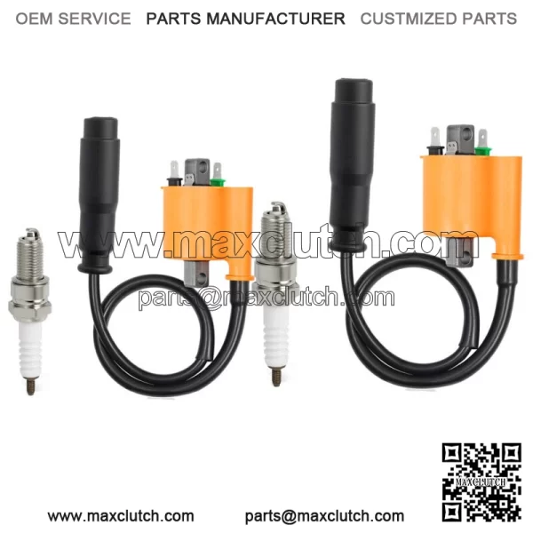 2X Ignition Coil Spark Plug For Kawasaki Teryx 750 800 KRF750 09-13 KRF800 15-22 For: More than one vehicle