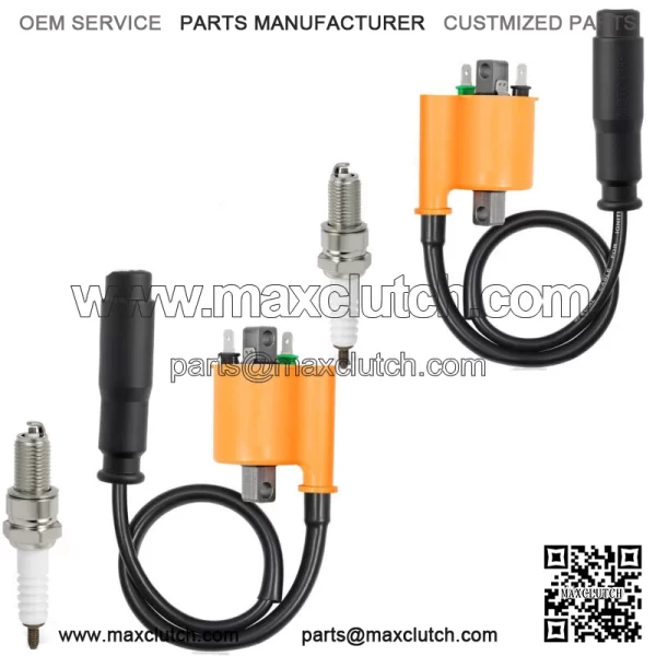 2X Ignition Coil Spark Plug For Kawasaki Teryx 750 800 KRF750 09-13 KRF800 15-22 For: More than one vehicle - Image 2