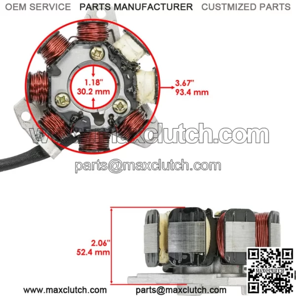 Stator for Honda ATC250R ATC 250R 1985 1986 / TRX250R Fourtrax 1986-1988 Magneto (for: Honda) - Image 2
