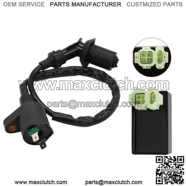 1988-1999 For Honda TRX300 Fourtrax 300 TRX300FW 2X4 CDI Box & Ignition Coil ATV (For: Honda) - Image 2