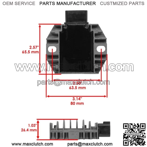 Stator and Regulator Rectifier for Yamaha Rhino 660 YXR660 2004-2007 with Gasket (for: Yamaha Rhino 660 2006) - Image 3