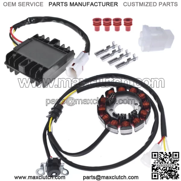 NEW Stator and Regulator Rectifier for YAMAHA YFZ450 2004 2005 2006 2007 2008-2013 - Image 4