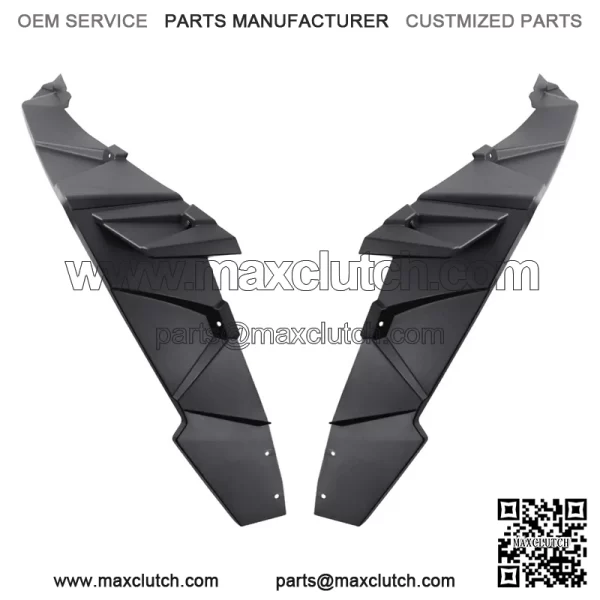 4pcs Rear XXL Extended Fender Flares Compatible with Polaris RZR 1000 2014-2023 (For: Polaris)