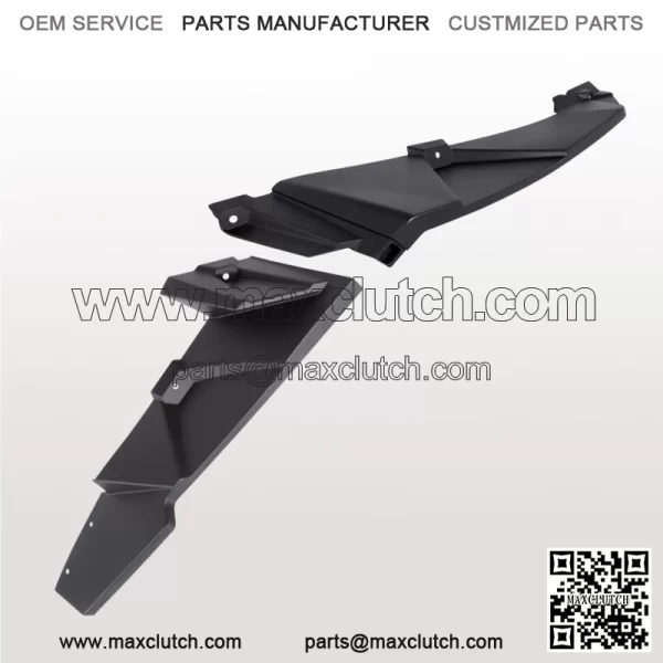 4pcs Rear XXL Extended Fender Flares Compatible with Polaris RZR 1000 2014-2023 (For: Polaris) - Image 2