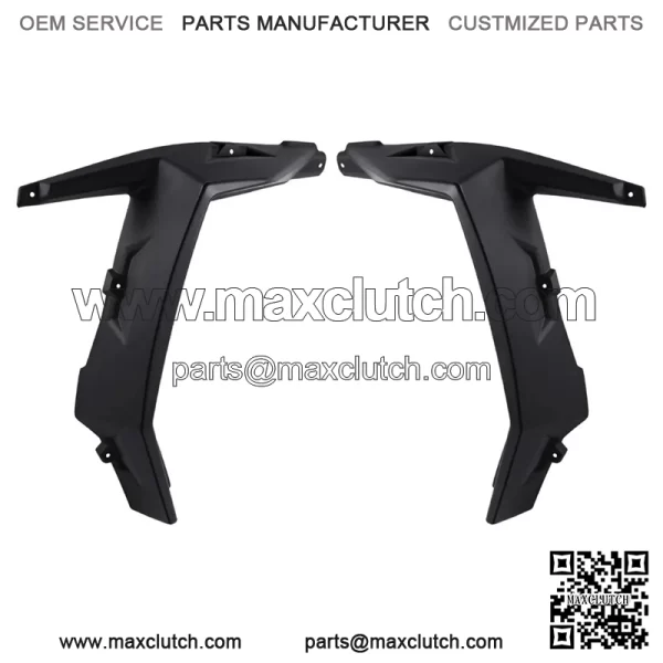 2pcs Front XXL Extended Fender Flares Compatible with Polaris RZR 1000 2014-2023 (For: Polaris)