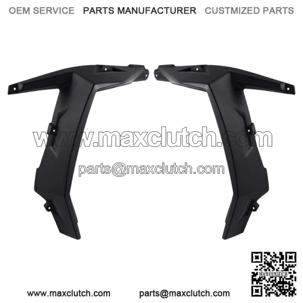 2pcs Front XXL Extended Fender Flares Compatible with Polaris RZR 1000 2014-2023 (For: Polaris) - Image 3