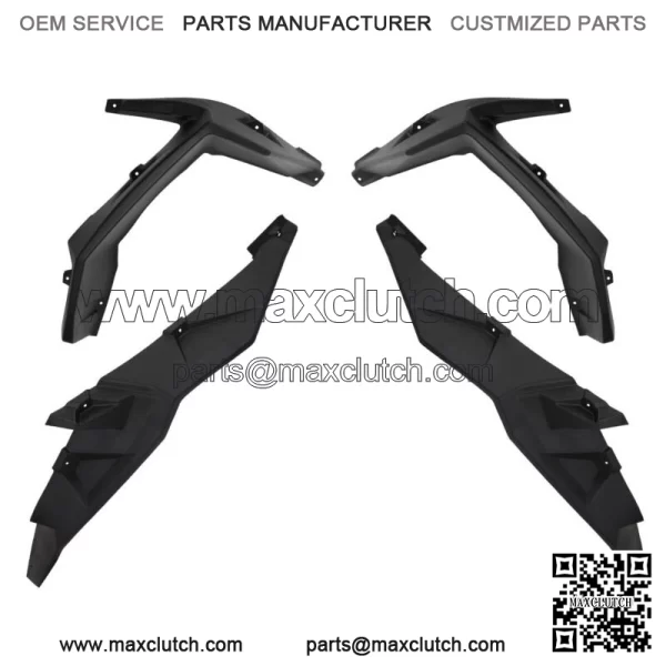 XXL Front Rear Extended Fender Flares For Polaris RZR XP 4 1000 Turbo 2014-23 (For: Polaris)