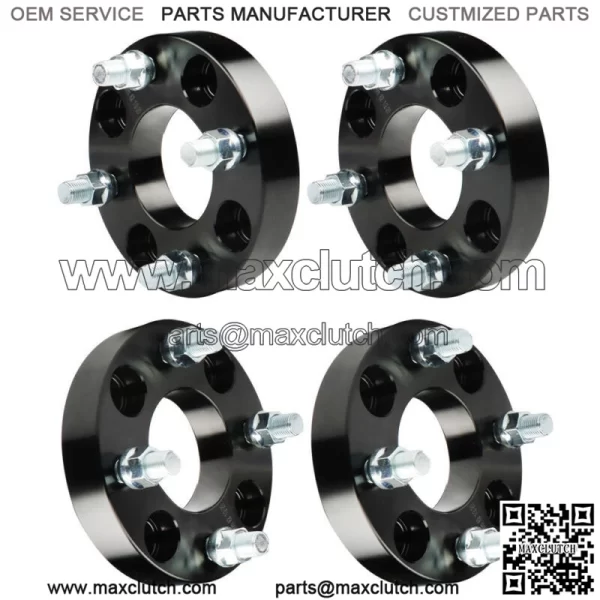 4pcs 1 inch 4x4 Black ATV Wheel Spacers Fit EZ GO EZGO Club Car Golf Car
