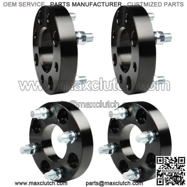 4pcs 1 inch 4x4 Black ATV Wheel Spacers Fit EZ GO EZGO Club Car Golf Car - Image 3