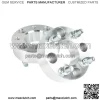 Wheel Flange 1.5" 4x101.6mm Hub Hole 62mm Thread Size 1/2"x20 Silver 4 pcs - Image 3