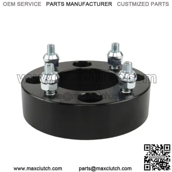 Wheel Spacers for Honda 4x110 1.5" 74mm Hub Hole M10x1.25 Studs 4pcs Black - Image 3
